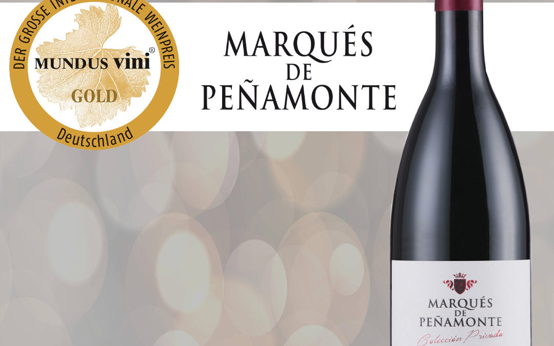 Medalla de Oro MUNDUS VINI para MARQUES DE PEÑAMONTE COLECCION PRIVADA